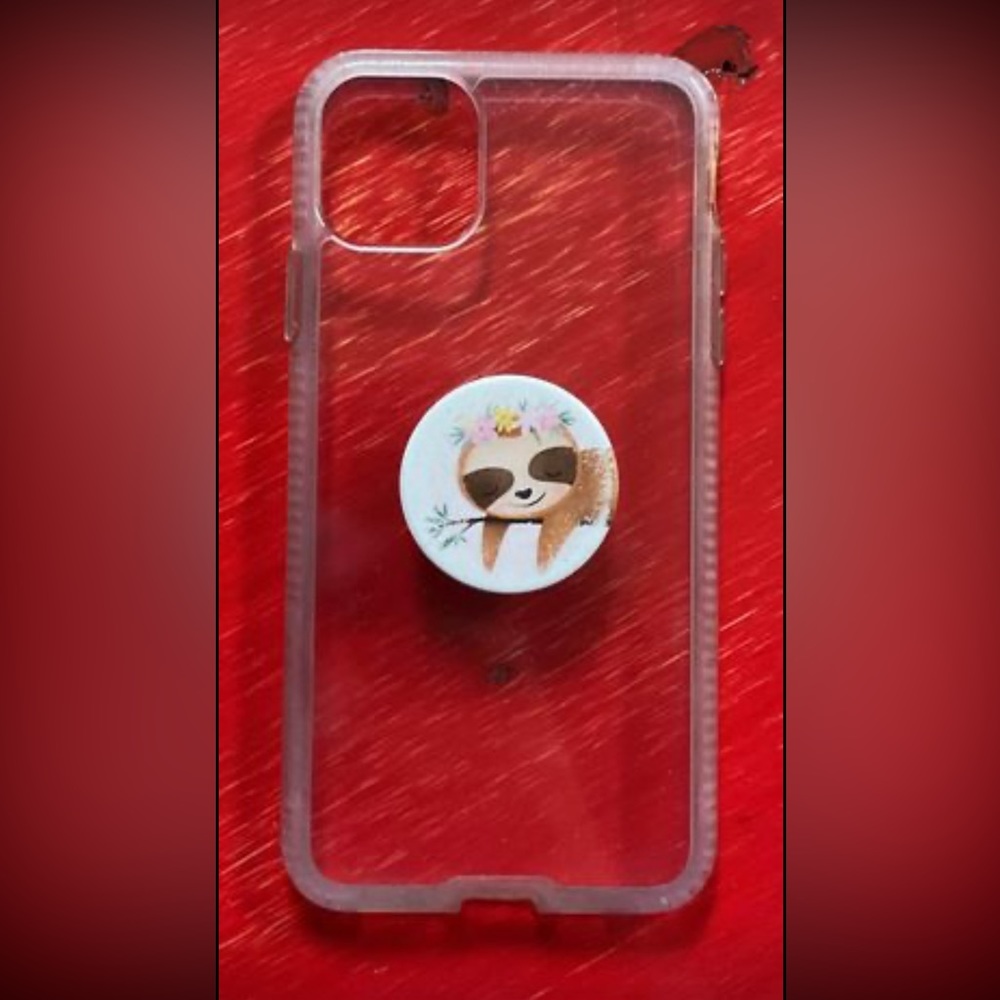 Otterbox Case for IPhone 11 Pro Max with Sloth Popsocket